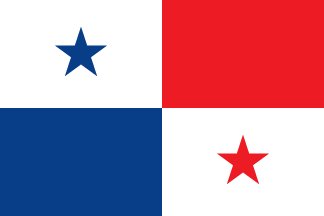 Panama - Printed 2 yard Flag