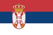 Serbia - Sewn 1.5 yard Flag