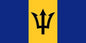 Barbados - Printed 0.5 yard Flag