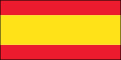 Spain (no crest) - Sewn 1 yard Flag