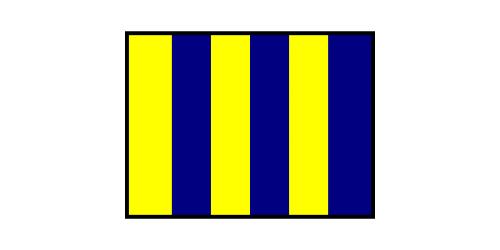 Code G - Sewn 1.5 yard Flag