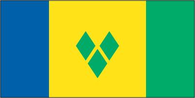 St Vincent & Grenadines - Sewn 2 yard Flag