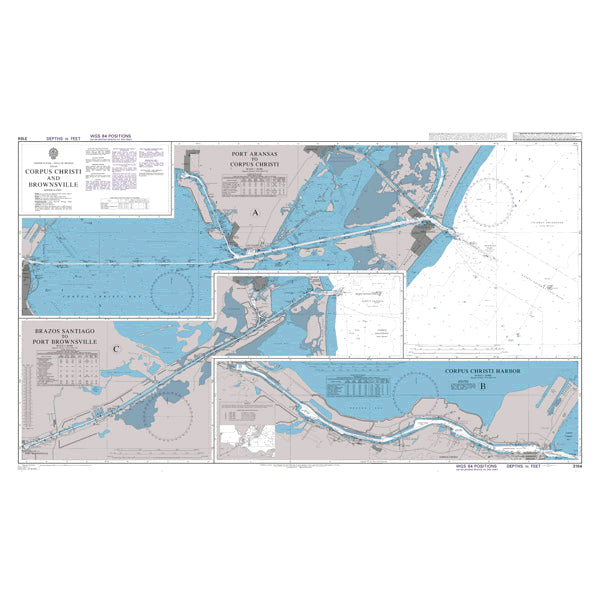 United States - Gulf of Mexico, Texas, Corpus Christi and Brownsville