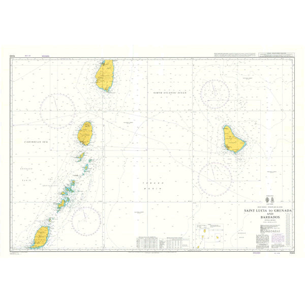 West Indies - Windward Islands, Saint Lucia to Grenada and Barbados