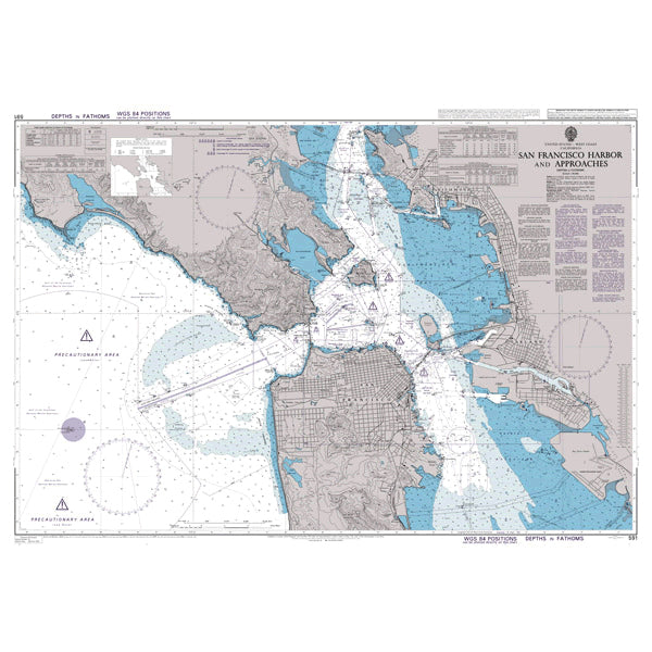 United States - West Coast, California, San Francisco Harbor and Approaches