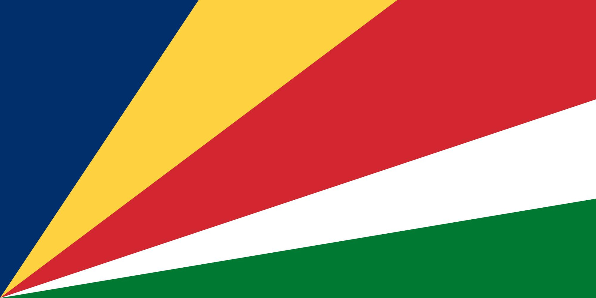 Seychelles - Sewn 0.5 yard Flag