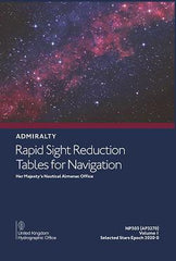 Rapid Sight Reduction Tables for Navigation. Volume 1 - Selected Stars - Epoch 2025.0 (AP3270(1))