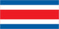 Costa Rica - Sewn 1.5 yard Flag