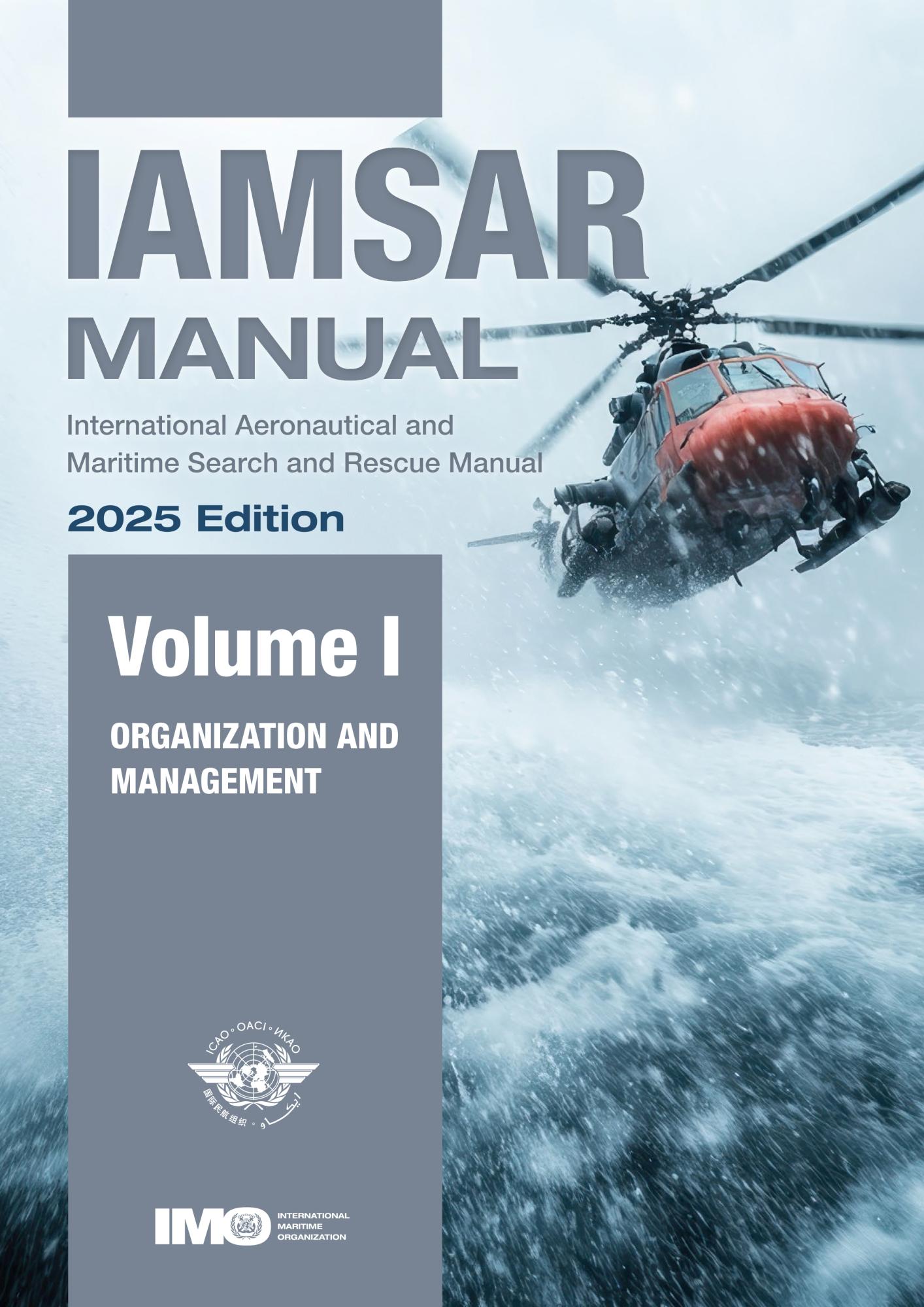 e-Book - IAMSAR Manual - Volume I - Organisation & Management [KL960E] [2025 Edition]