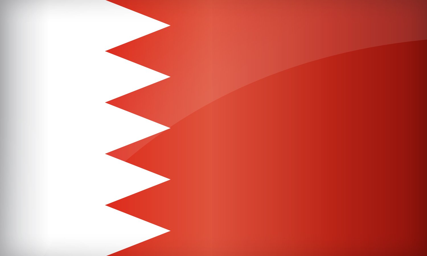 Bahrain - Printed 1 yard Flag