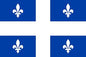 Quebec - Printed 3' x 2' (91cm x 62cm) Flag