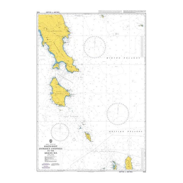 South-West Entrance Channels to the Aegean Sea