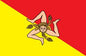 Sicily - Printed 1 yard Flag
