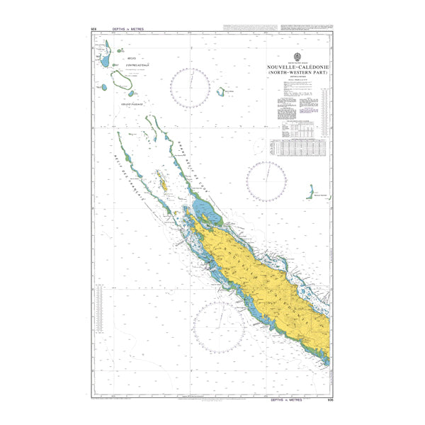 South Pacific Ocean, Nouvelle-Calédonie (North-Western Part)
