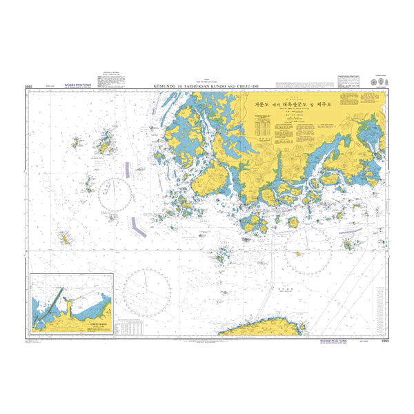 Korea - South West Coast, Geomundo to Daeheuksan Gundo and Jejudo