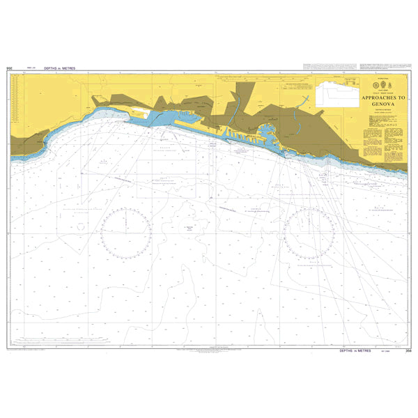 Italy - West Coast, Approaches to Genova