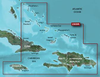 HXUS029R - Regular BlueChart g3 - Southern Bahamas