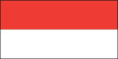 Monaco - Printed 1 yard Flag