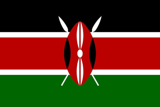 Kenya - Sewn 0.75 yard Flag