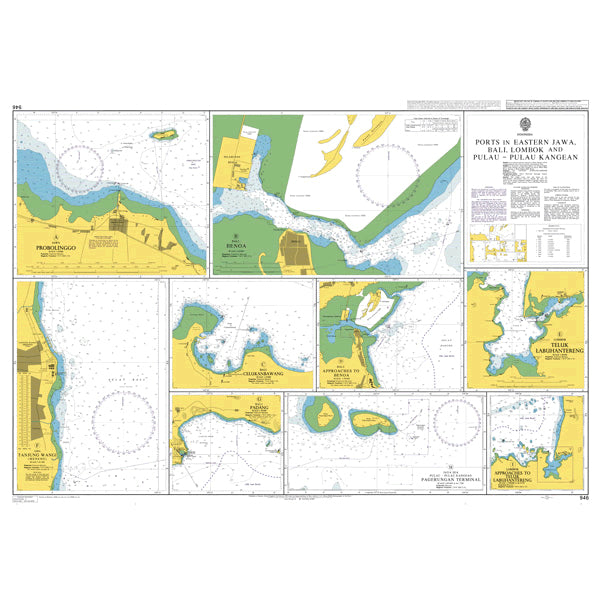 Indonesia, Ports in Eastern Jawa, Bali, Lombok and Pulau-Pulau Kangean