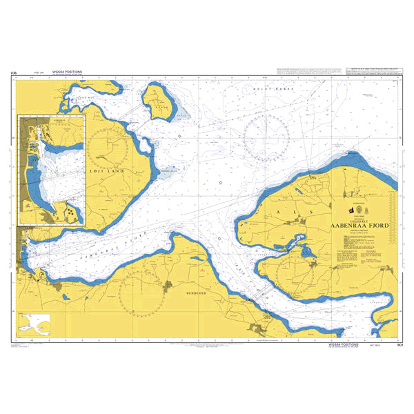 Denmark - Lillebælt, Aabenraa Fjord. Aabenraa. 