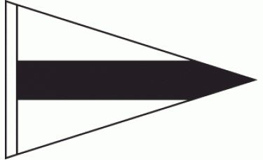 3rd Substitute - Sewn (used with 60 x 45cm signal flags) Flag