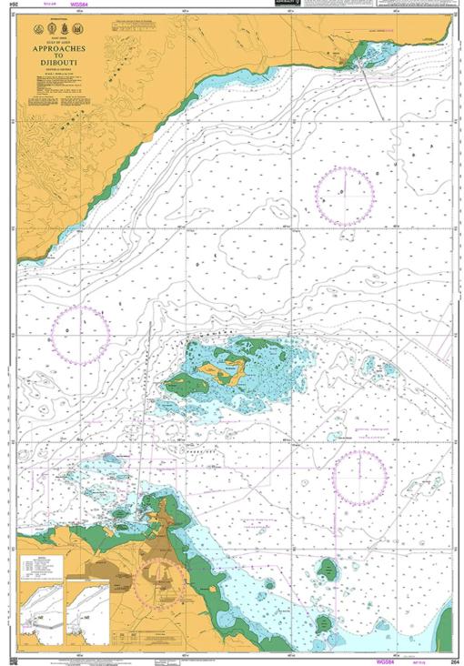 Gulf of Aden, Approaches to Djibouti
