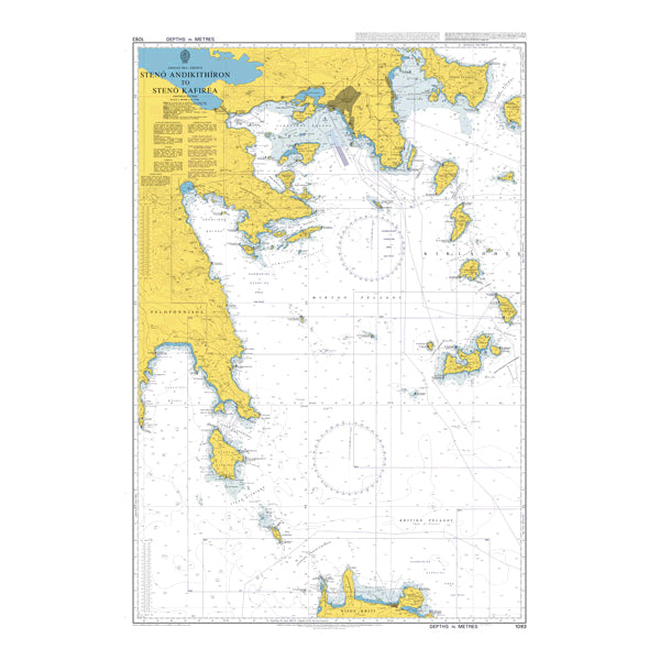 Aegean Sea – Greece, Stenó Antikythíron to Stenó Kafiréa