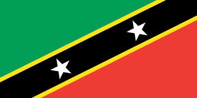St Kitts & Nevis - Sewn 2 yard Flag