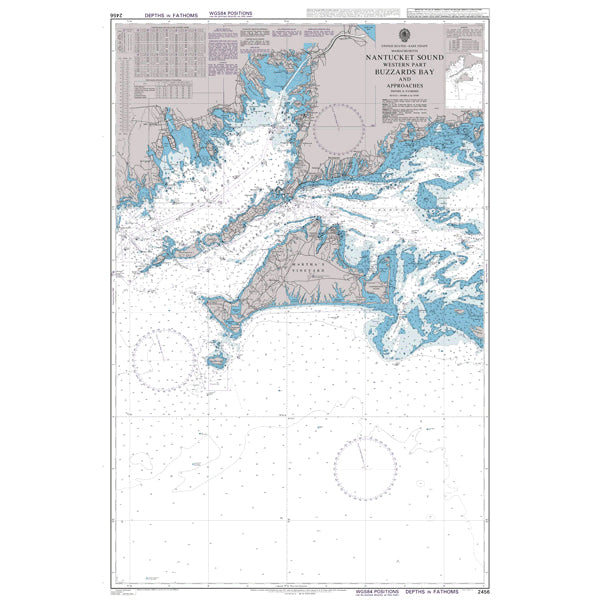 United States - East Coast, Massachusetts, Nantucket Sound Western Part, Buzzards Bay and Approaches