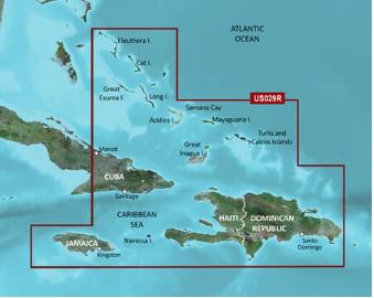 VUS029R - Regular BlueChart g3 Vision - Southern Bahamas