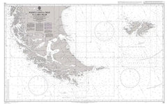 South America, Puerto Santa Cruz to Cabo Pilar including the Falkland Islands