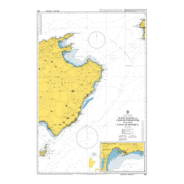 Spain - Islas Baleares, Mallorca – East Coast, Punta Salinas to Cabo de Formentor including Canal de Menorca
