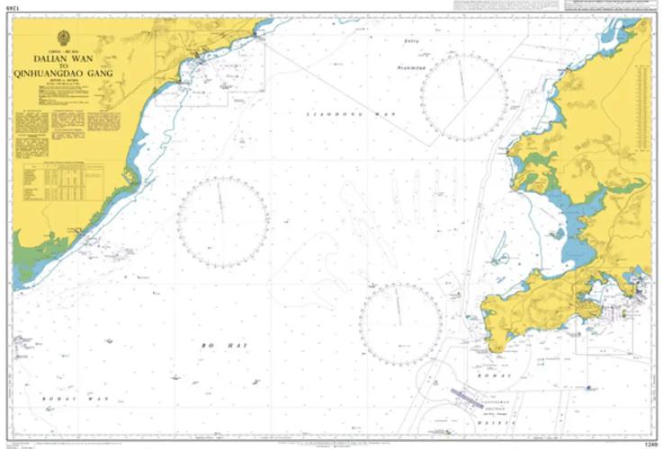 China - Bo Hai, Dalian Wan to Qinhuangdao Gang