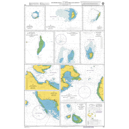 Indian Ocean, Anchorages in the Seychelles Group and Outlying Islands