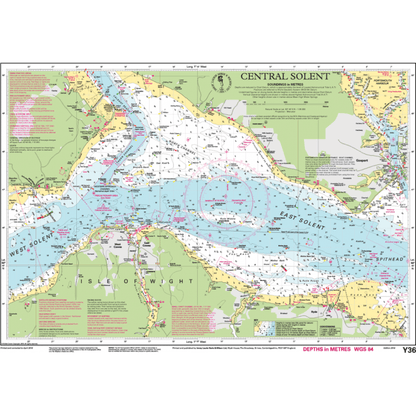 Imray Y36 Central Solent March 2024